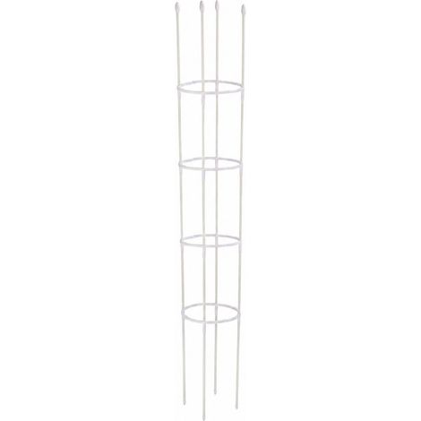Kit de support pour plantes blanches, cage à plantes en plastique renforcé de fibres de verre, accessoires de jardinage (1/5)