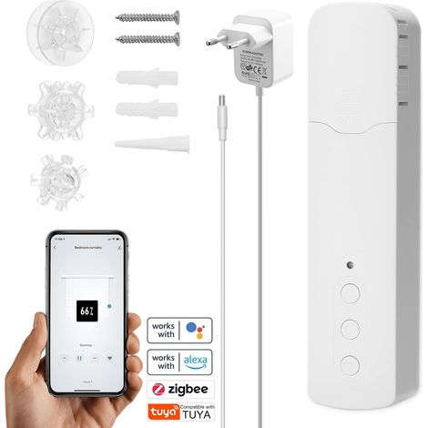 ZigBee TM616EGZT Smart Pull Bead Pre-Motor for Smart Home Home Hotel Electric Pre-Motors Mobile Phone App Control Voice Control Silent (1/5)