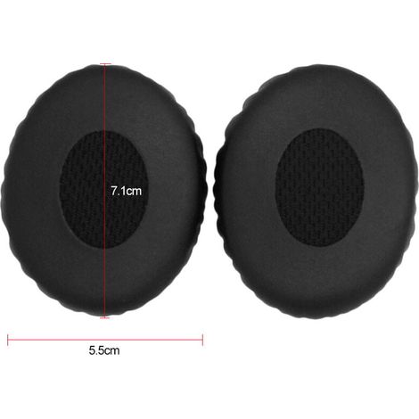 Cuscinetti auricolari di ricambio per cuffie Bose On Ear OE2 OE2I, 1 paio, nero (1/3)