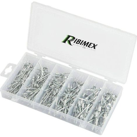 Coffret 320 Rivets Aveugles Assortis - Aluminium - 320 pièces - Fixation Sécurisée et Résistante - D-Work (1/2)