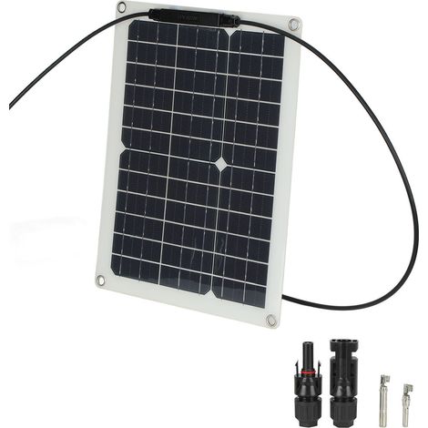 Panneau solaire monocristallin portable 15 W 18 V pour voiture et bateau. (1/5)