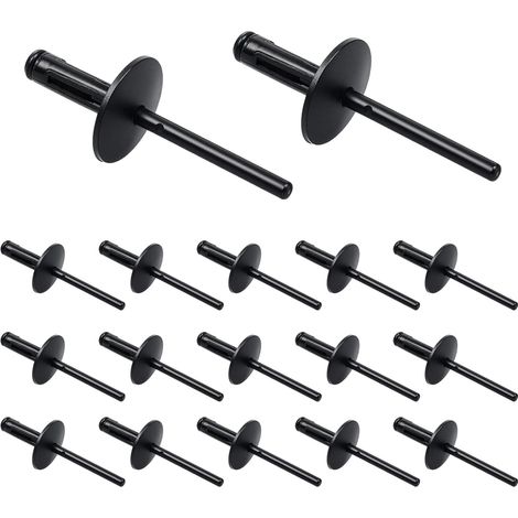 Pack of 60 Plastic Blind Rivets (6 mm) for Wheel Arches and Bumpers Clips Compatible for Models X1, X3, X5, X6, E90, E91, F15 etc. Wheel Arch Fasteners and (1/5)