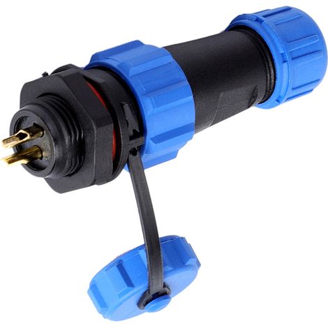 IP68 SP13 2-poliger wasserdichter Kunststoffstecker (2-polig) (1/5)