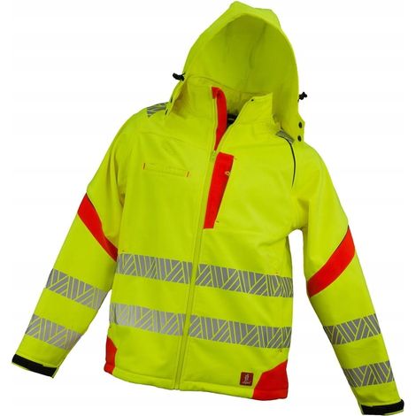 Giacca da lavoro softshell ad alta visibilità riflettente Urgent URG 8723 XXL (1/4)