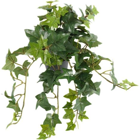 Lierre artificiel retombant en pot, H 30 cm