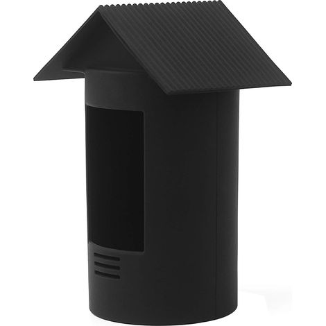 (noir) Coque en silicone pour batterie de caméra extérieure, étanche, souple, légère et durable en silicone (1/5)