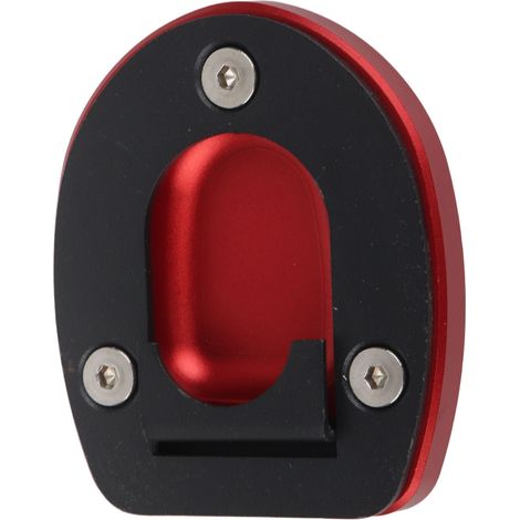 Plaque Élargisseur de Béquille Latérale pour Vespa GTS 250 300 2013-2019, Patin de Stabilisation Moto, Rouge (1/5)