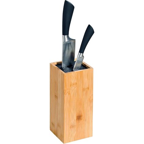 Bloc à couteaux en bois Beige