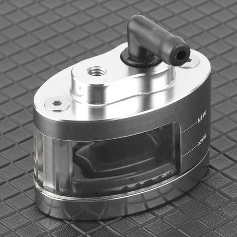 Réservoir d'huile de frein et d'embrayage universel pour cylindre, accessoire moto, argent (1/5)