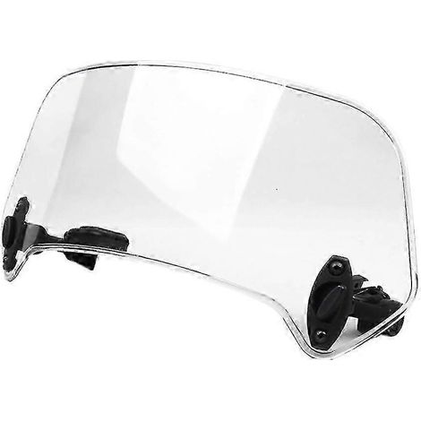 Déflecteur de pare-brise universel transparent réglable pour moto (1/5)