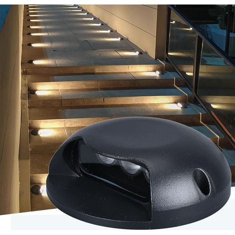 Basse Tension Lumières Enterrées LED Spot Étanchéité IP66 Éclairage Unilatéral Lumière Souterraine pour Allée Terrasse Marche Jardin Spots(Purple,2W-DC24V) (1/5)
