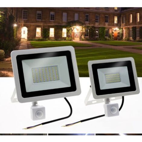 Foco LED de exterior de 10 W con detector de movimiento – Temperatura de color de 3000 K – IP66 para uso en exteriores – Aluminio fundido a presión (1/5)