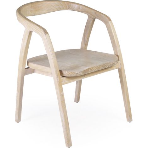 Chaise en bois massif de Sungkai 100% naturel Olivia (1/5)