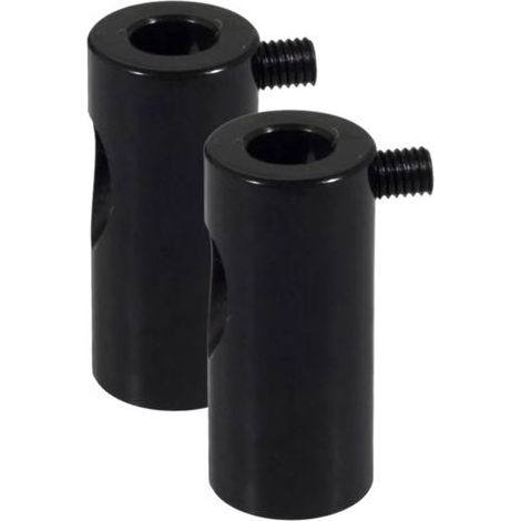 Pack de 2 Crochets de Plafond Décentralisateurs Noirs Déplace Lumière Lampes Support Décoratif Décentralisateur pour Lampes Murales ou de Plafond (1/4)