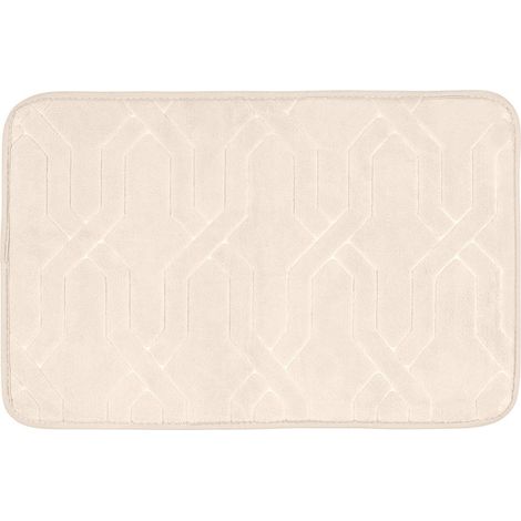 Alfombra de baño camiers, beige, 60 x 40 cm