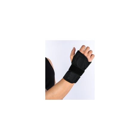 Gant de rééducation sportive main droite, noir, taille universelle, soutien et protection ciblés (1/4)