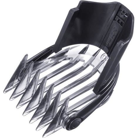 Peigne Guide Tondeuse À Cheveux - Plastique - Compatible Avec Philips QC5010 QC5050 QC5070 - 85x50 mm - Noir - 1 Pièce (1/4)