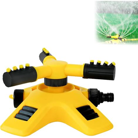 Automatischer Rasensprenger, Rasensprenger, gleichmäßig bewässernder Rasensprenger, großflächiger Rasensprenger, 360° drehbare Präzisionsdüse (1/4)