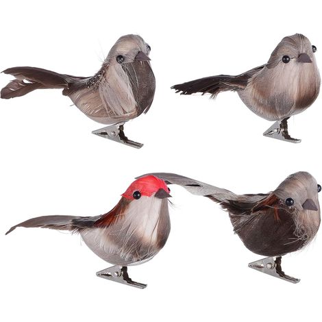 Vögel Deko Aus Schaumstoff Lebensechte Vogelornamente Mit