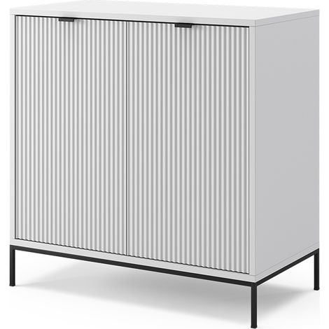 Kommode  Eliza, Weiß, 80 x 81.2 cm mit 2 Türen, Vicco