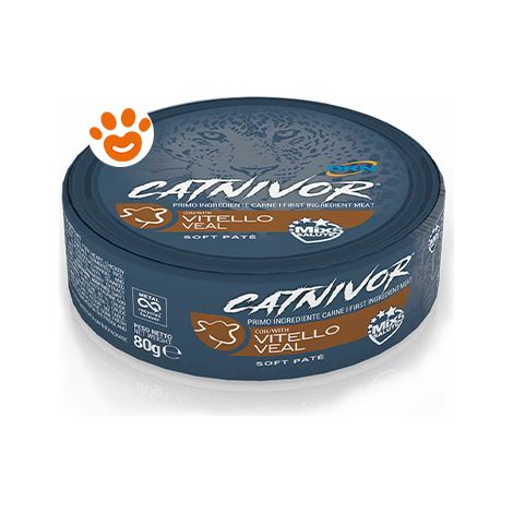 DRN Catnivor Vitello - DRN Catnivor Vitello - Lattina Da 80 Gr