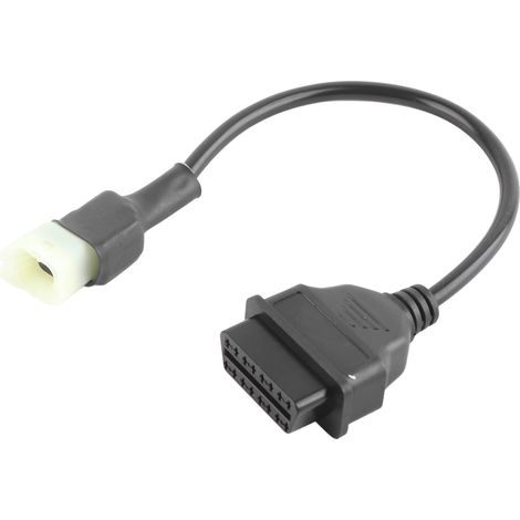 Câble d'adaptateur de diagnostic OBD2 à 4 broches pour moto, pièces de détection de panne pour motocyclettes et véhicules similaires. (1/5)