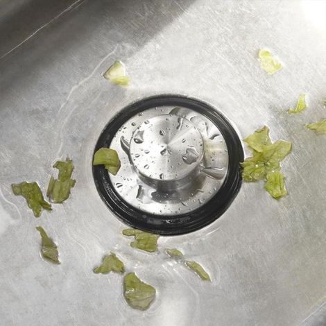 Bouchons de vidange en silicone 4 pièces, bouchons de vidange universels 3,35 pouces, bouchons de baignoire et filtre à cheveux, (1/5)