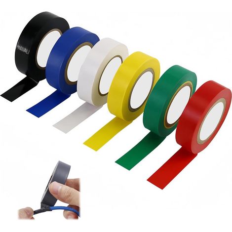 Set, 6 pièces Isolierbands 16mm X 15m Electrical Tape (1/5)