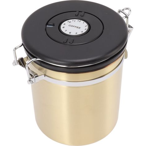 Coffret étanche en acier inoxydable 304 pour café, thé, sucre, céréales, 1,5L (1/5)