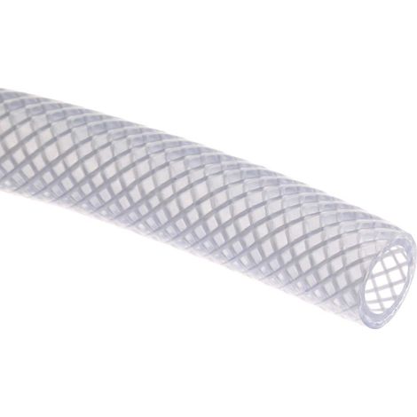 Tube flexible PVC renforcé, Ø 19mmx26mm, 25m, pour Produit chimique, Air comprimé, Alimentation, Liquide, Eau ( Prix pour Bobine de 25 Mètres ) (1/2)