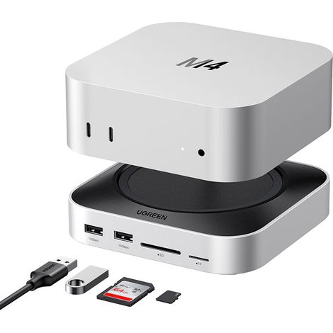 Docking station Ugreen CM841 1 in 1, USB-C (grigio) (1/3)