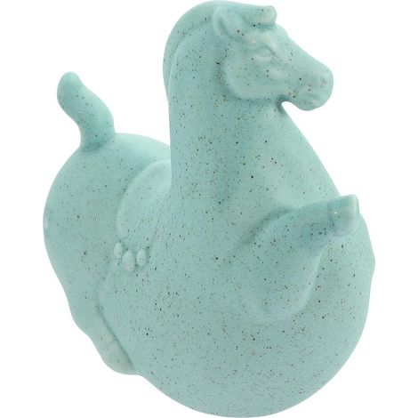 Decorative Ceramic Horse Figurine for Living Room and Library, Delicate Sculpture with Smooth Edges and Comfortable Touch, Unique Ornament for Interior Decoration (1/5)
