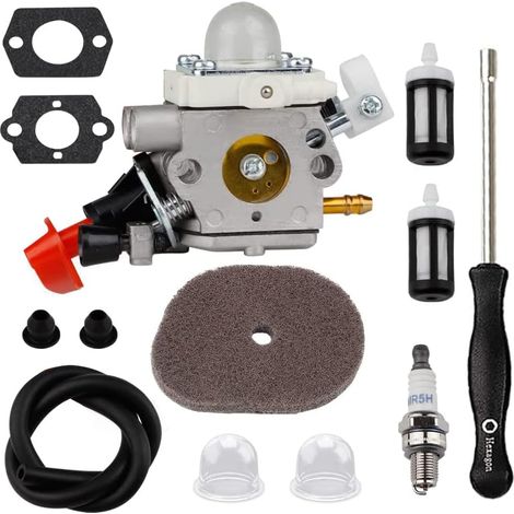 Kit carburateur C1M-S267A pour tondeuse Stihl FS40 FS56 FS70 – Remplace 41441200608, entretien complet débroussailleuse (1/5)