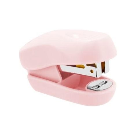 Mini-Hefter, pastellrosa, einfach