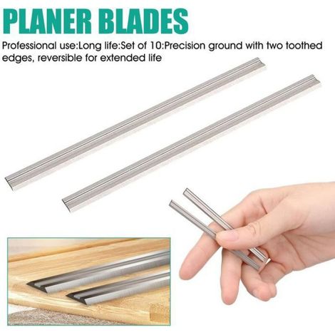 Lame De Rabot Electrique - 82 X 5 5 X 1 1 Mm - Pour Rabots Universels - 10 Pièces (1/5)