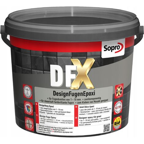 Malta epossidica DFX design basalto 64 Sopro 3 kg (1/5)