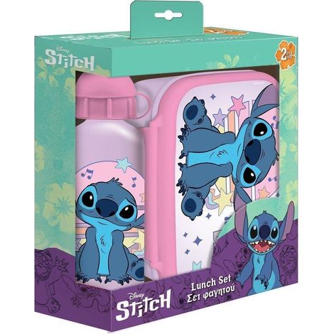 Lunchbox-Flasche + Lilo&Stitch-Box