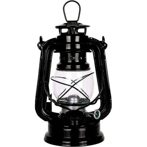 Lampe à pétrole, lampe d'ambiance de camping portable pour tente extérieure, lampe décorative en fer, adaptée à une utilisation intérieure ou extérieure (1/5)