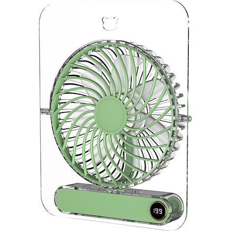 Ventilateur Suspendu et Portable, Ventilateur de Circulation Mural pour Cuisine, Bureau et Dortoir, Ventilation Silencieuse Gain de Place