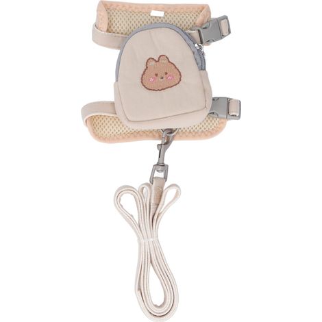 Harnais Sac à Dos pour Chien avec Laisse, Modèle Animal pour Petit Chien et Chat (1/5)