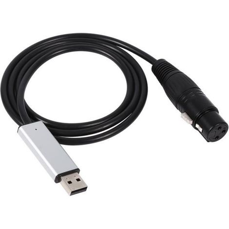 Mothinessto Contrôleur DMX512 USB Mini pour éclairage de scène - Adaptateur USB vers DMX - Contrôleur DMX512 (1/4)