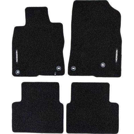 Tapis de Sol de Voiture pour Honda Civic XI Hybrid 2021-2025 Velours Noir 4Pcs (1/5)