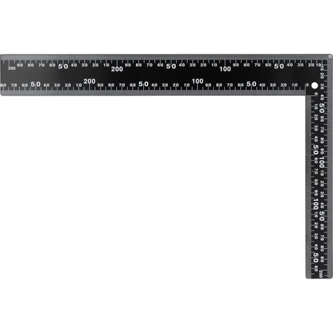 ESCUADRA DE CARPINTERO VOREL 300 x 200 mm NEGRA 18201 (1/3)