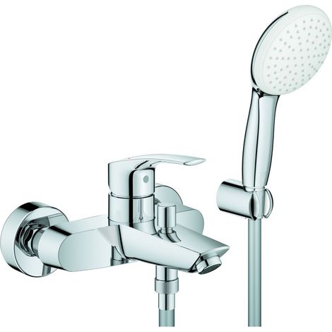 Grohe Eurosmart Einhand-Wannenarmatur, Aufputzmontage, mit (1/3)