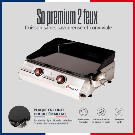 Griglia a gas SO PREMIUM 2 bruciatori 7kW (1/5)