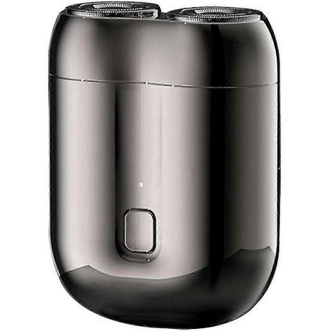 Rasoir électrique double tête pour hommes - Mini rasoir USB, portable et lavable (1/5)