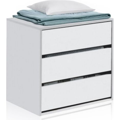 Cajonera de almacenaje para armario en blanco 60x57x44x cm (1/10)
