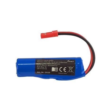 AMEWI LiIon Akku 3,7V 500mAh 2-in-1 Tieflader/Bagger Set
