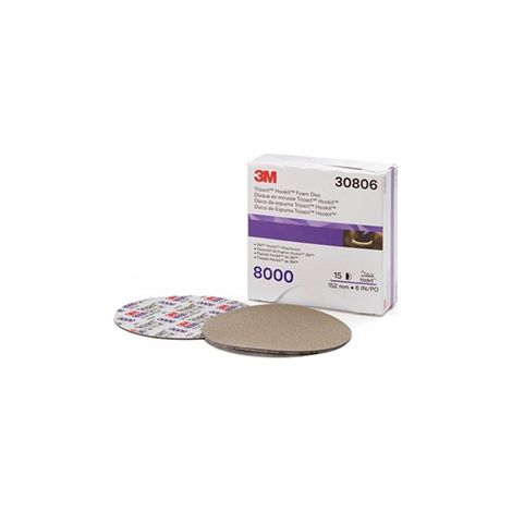 3M 30806 DISCHI TRIZACT HOOKIT P8000 D150 PEZZI 15