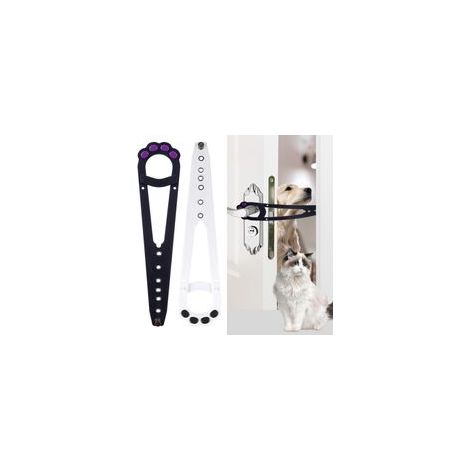 Loquet de Porte pour Chat,2 Pièces Alternative à la porte pour animal Loquet de Porte Door,pour Laisser Entrer Les Chats Empêcher Le Chien d'Entrer